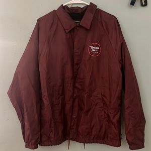 brixton jacket maroon